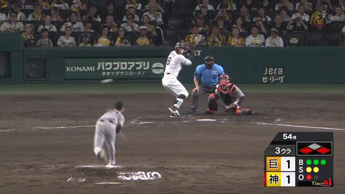 【しぶとく】3回裏、#佐藤輝明 選手がライト前勝ち越しタイムリーヒット！【2025/8/30 Ｔ－G】