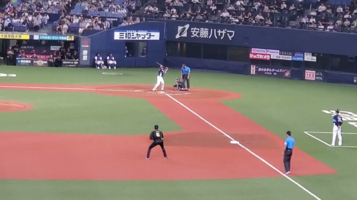 20240623　いざｸﾘ♪【栗山巧 応援歌】　4回表　埼玉西武ﾗｲｵﾝｽﾞ@京ｾﾗﾄﾞｰﾑ大阪･ﾚﾌﾄ外野下段 Bsｵﾘ姫ﾃﾞｰ2024