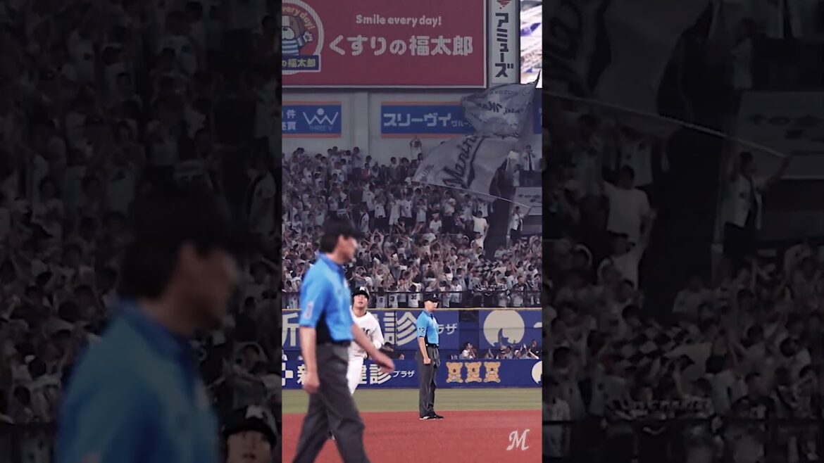 開幕戦以来の一発！佐藤都志也選手、ファンの待つライトスタンドへ今季2号ソロ！#chibalotte