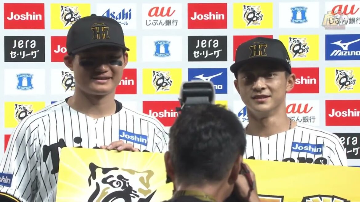 【#森下翔太 選手、#熊谷敬宥 選手、#藤川球児 監督インタビュー】 8月30日(土) 阪神vs巨人（甲子園）