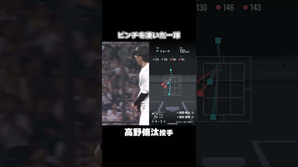 ピンチを凌いだ高野投手の一球 #chibalotte