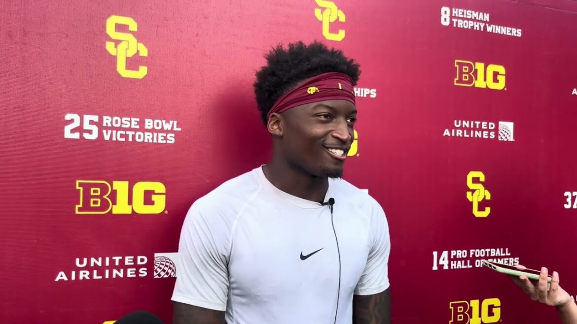 USC Cornerback Braylon Conley postgame practice interview 8.20.25