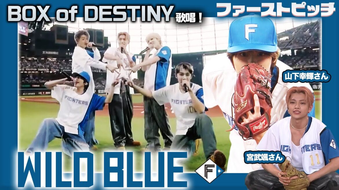 #WILDBLUE 【BOX of DESTINY】を披露！#山下幸輝 さんと#宮武颯 さんバッテリーによるファーストピッチ！