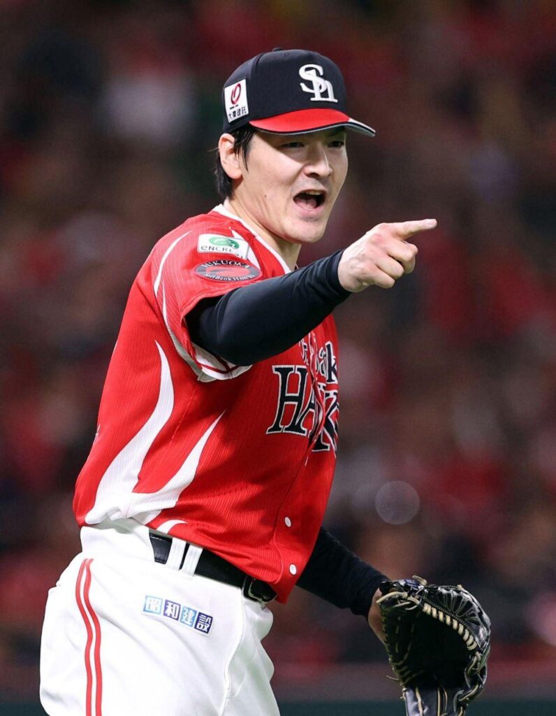 ソフトバンク野村勇が技ありの併殺プレー 1死満塁を無失点に抑えて有原航平は思わずグッドポーズ（西スポWEB OTTO！） - Yahoo!ニュース - Yahoo!ニュース