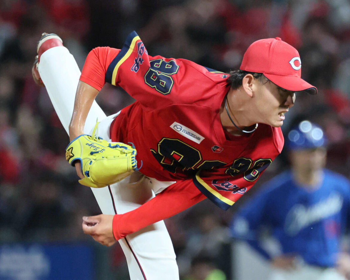 【広島】22年育成ドラフト3位辻大雅がプロ初登板 １イニングを３人斬り 最速151キロ（日刊スポーツ） - Yahoo!ニュース - Yahoo!ニュース