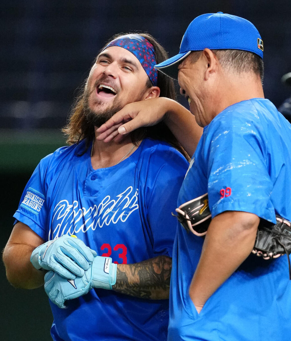 【中日】チェイビス笑顔戻った 前日下敷きになった観客の無事聞き「ホッ」井上監督にも謝罪（日刊スポーツ） - Yahoo!ニュース - Yahoo!ニュース