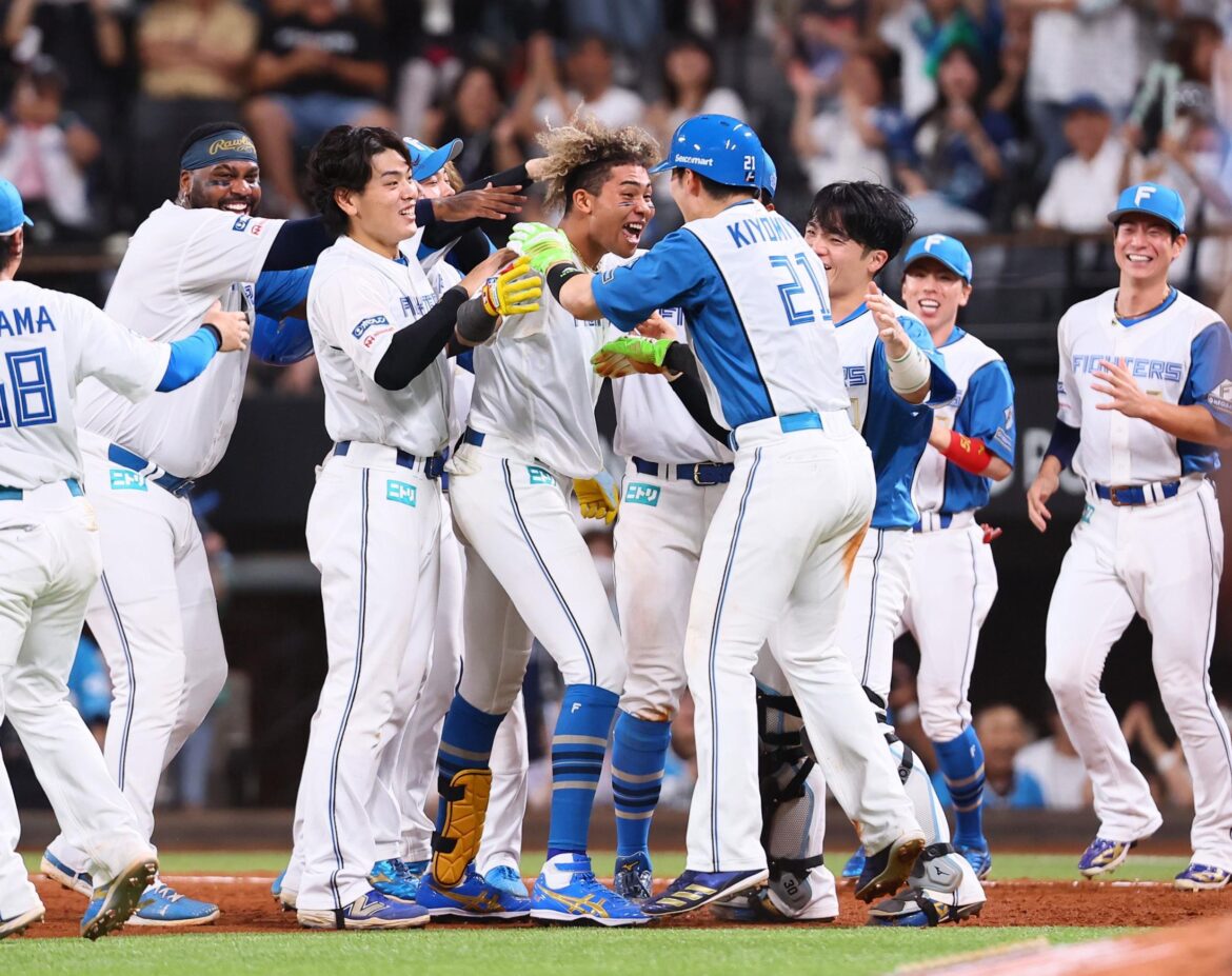 日本ハムが劇的サヨナラ勝ちで連敗4でストップ レイエスが八回に起死回生同点ソロ、九回に水谷が決めた!(デイリースポーツ) – Yahoo!ニュース – Yahoo!ニュース 日本ハムが劇的サヨナラ勝ちで連敗4でストップ レイエスが八回に起死回生同点ソロ、九回に水谷が決めた!(デイリースポーツ) - Yahoo!ニュース - Yahoo!ニュース