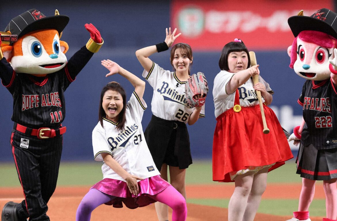 島田珠代ワールド全開 酒井藍、咲方響とともにオリックス―楽天の特別始球式に登場（スポニチアネックス） - Yahoo!ニュース - Yahoo!ニュース