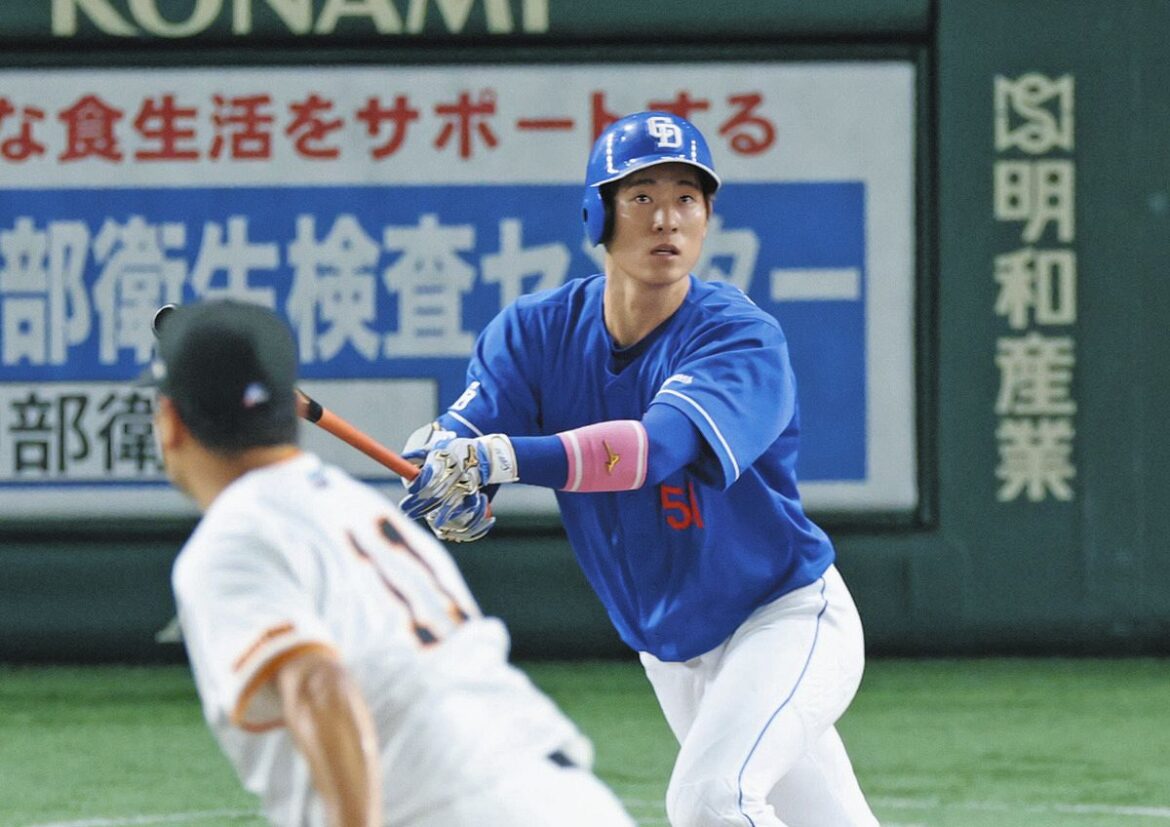 中日・上林誠知、巨人・田中将大から二塁打2本「甲子園で見ていたファン。でも、自分も人生がかかっている」試合前の対戦打率は7割5分、キラーぶり発揮（中日スポーツ） - Yahoo!ニュース - Yahoo!ニュース