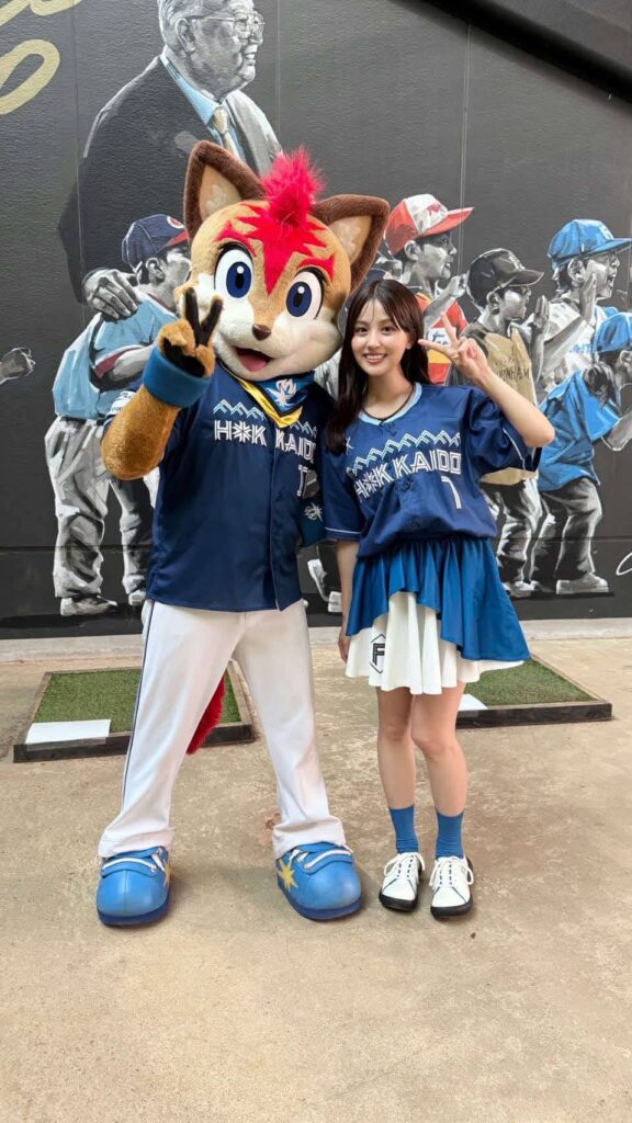 【日本ハム】「WE LOVE HOKKAIDOシリーズ」でYMCAダンス　思い出に残る貴重な１日に／花咲楓香 | 野球