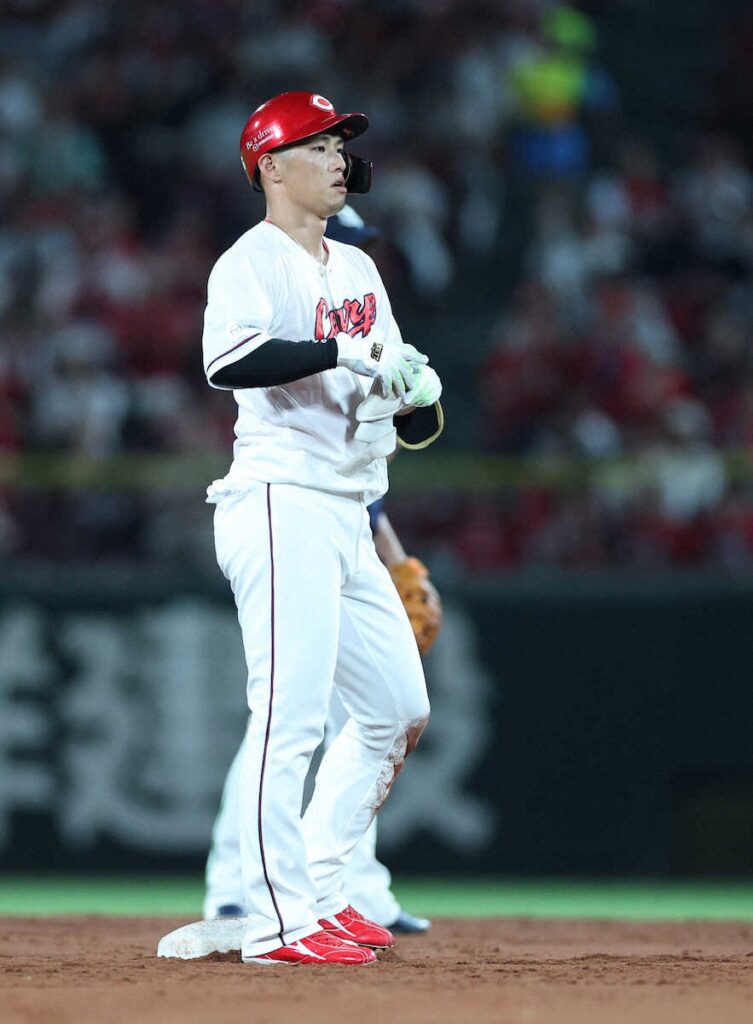 広島 黒星の中で「光」は中村奨のプロ初の1試合4安打 入団8年目の大器は「何とかチームに勢いを」（スポニチアネックス） - Yahoo!ニュース - Yahoo!ニュース