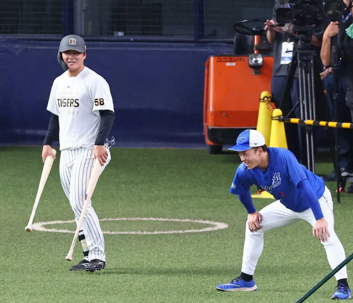 阪神・前川右京　三重県つながりの竜の安打製造機とバットを手に親密トーク　前日はベンチ外 - スポニチ Sponichi Annex 野球