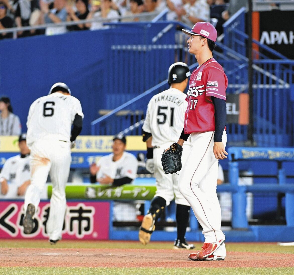 楽天・古謝樹、7回途中でまたもや降板 「毎回、投げきりたいという部分もある」と悔しさをにじませる（中日スポーツ） - Yahoo!ニュース - Yahoo!ニュース