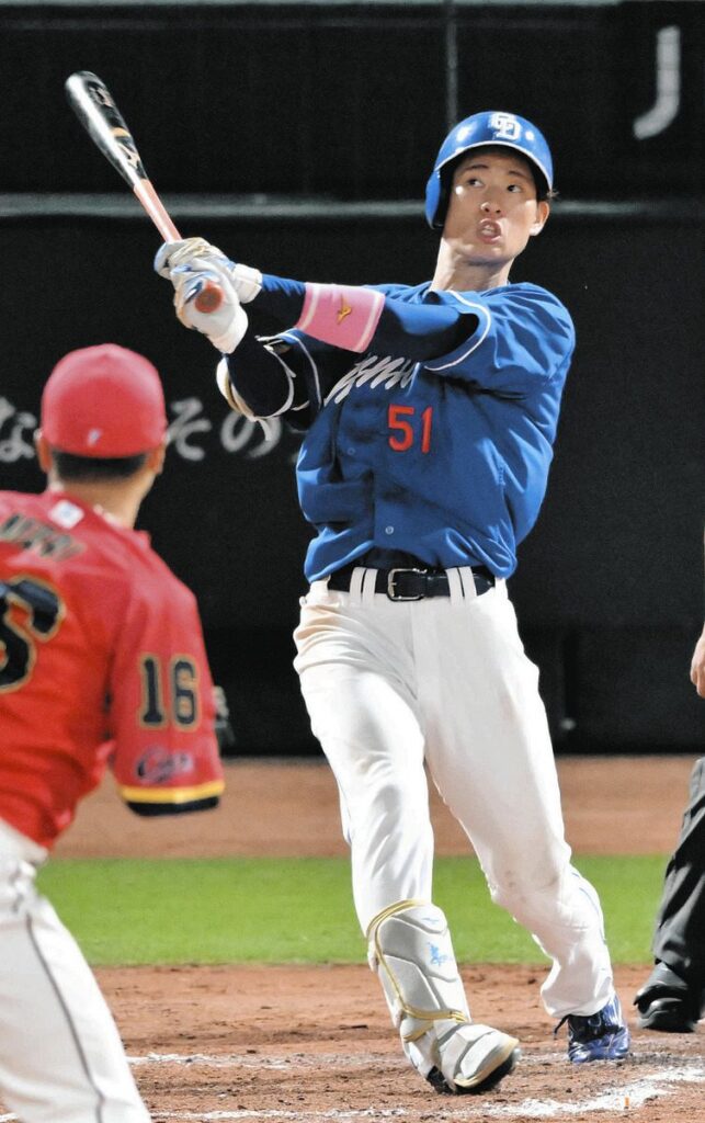 中日・上林誠知、代打・大島の初球打ちに触発「流れにのって」タイムリー三塁打（中日スポーツ） - Yahoo!ニュース - Yahoo!ニュース