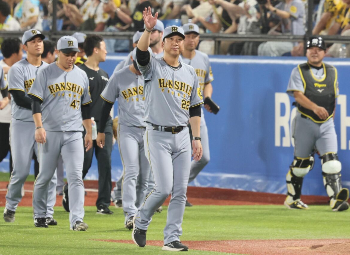 阪神・藤川監督「やっぱり消耗戦ですね」 佐藤輝32号など8得点快勝も「どのチームもそうですけど」(デイリースポーツ) – Yahoo!ニュース – Yahoo!ニュース 阪神・藤川監督「やっぱり消耗戦ですね」 佐藤輝32号など8得点快勝も「どのチームもそうですけど」(デイリースポーツ) - Yahoo!ニュース - Yahoo!ニュース