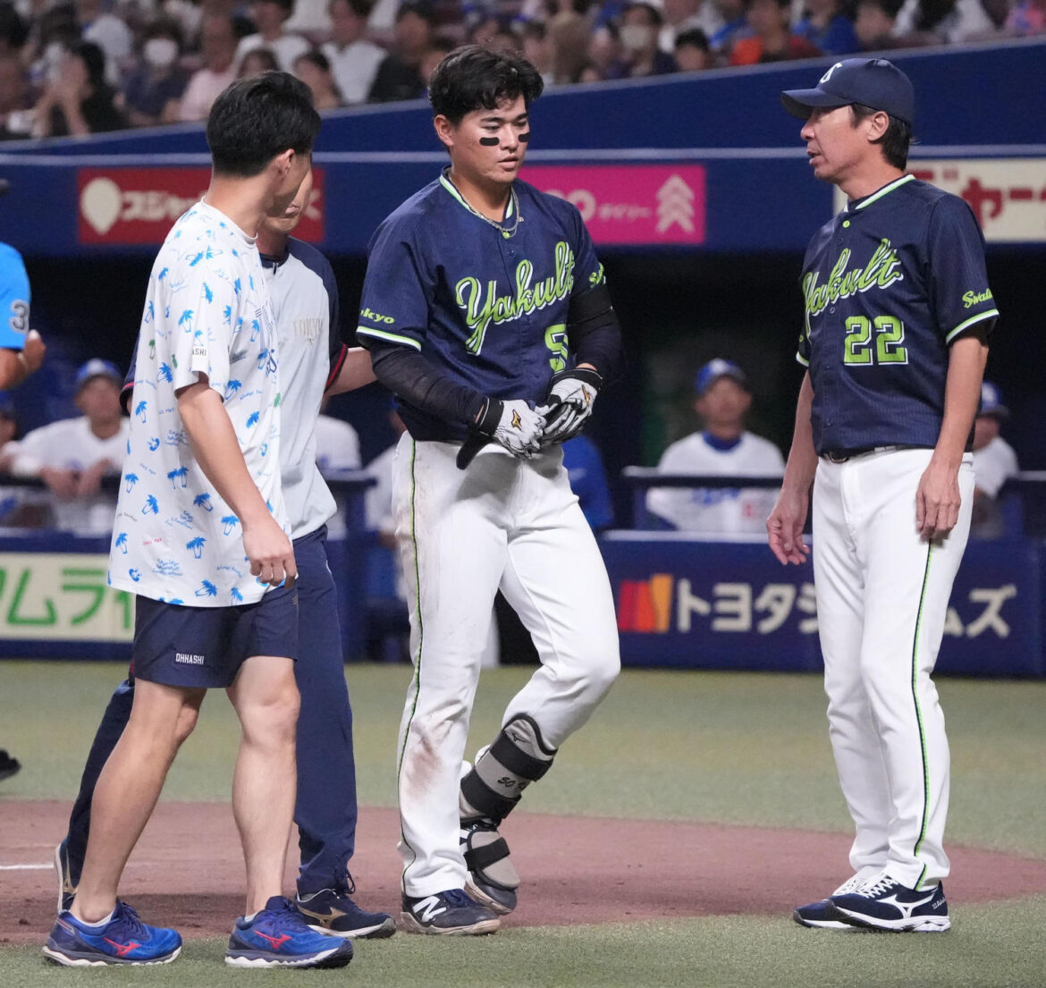 【アクシデント】ヤクルト北村恵吾が頭部死球で交代 26日中日戦は２打点の活躍（日刊スポーツ） - Yahoo!ニュース - Yahoo!ニュース