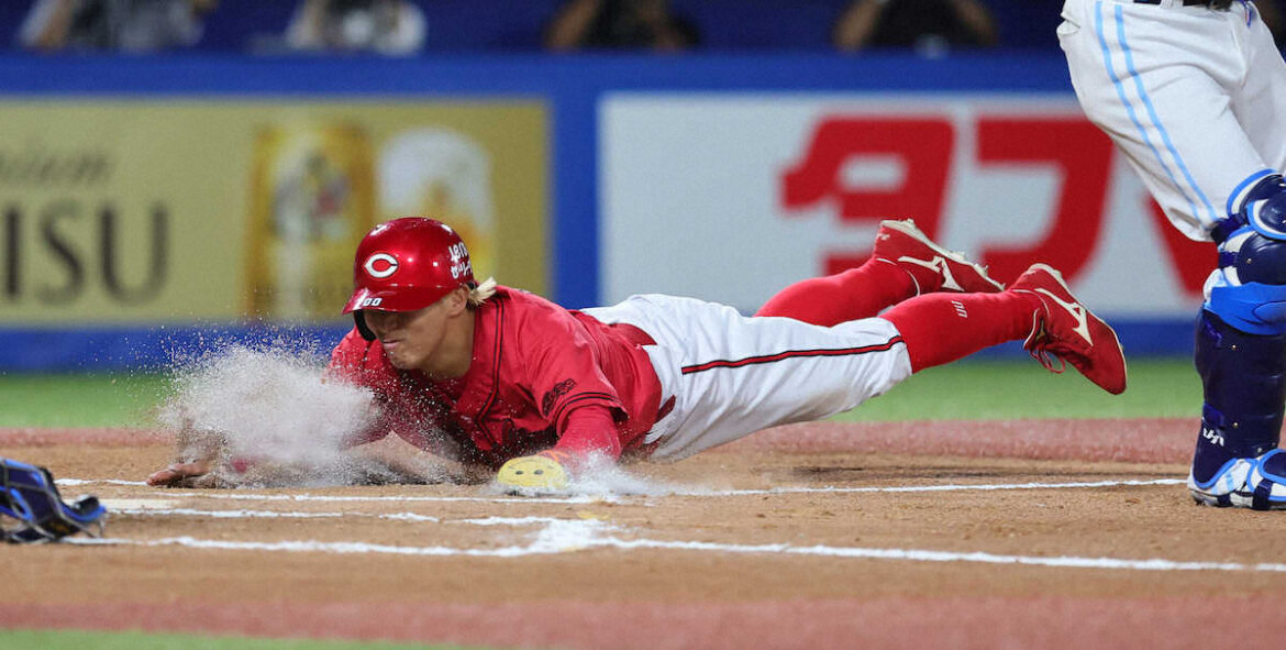 広島・羽月隆太郎 追撃タイムリー三塁打 チームの勝利に「1試合でも貢献できたら」(スポニチアネックス) – Yahoo!ニュース – Yahoo!ニュース 広島・羽月隆太郎 追撃タイムリー三塁打 チームの勝利に「1試合でも貢献できたら」(スポニチアネックス) - Yahoo!ニュース - Yahoo!ニュース