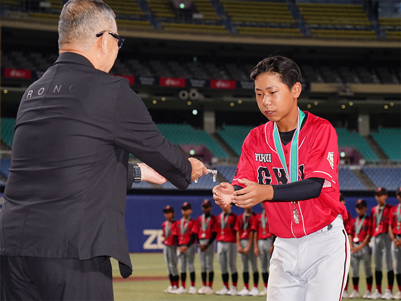 敢闘賞の橋本和選手