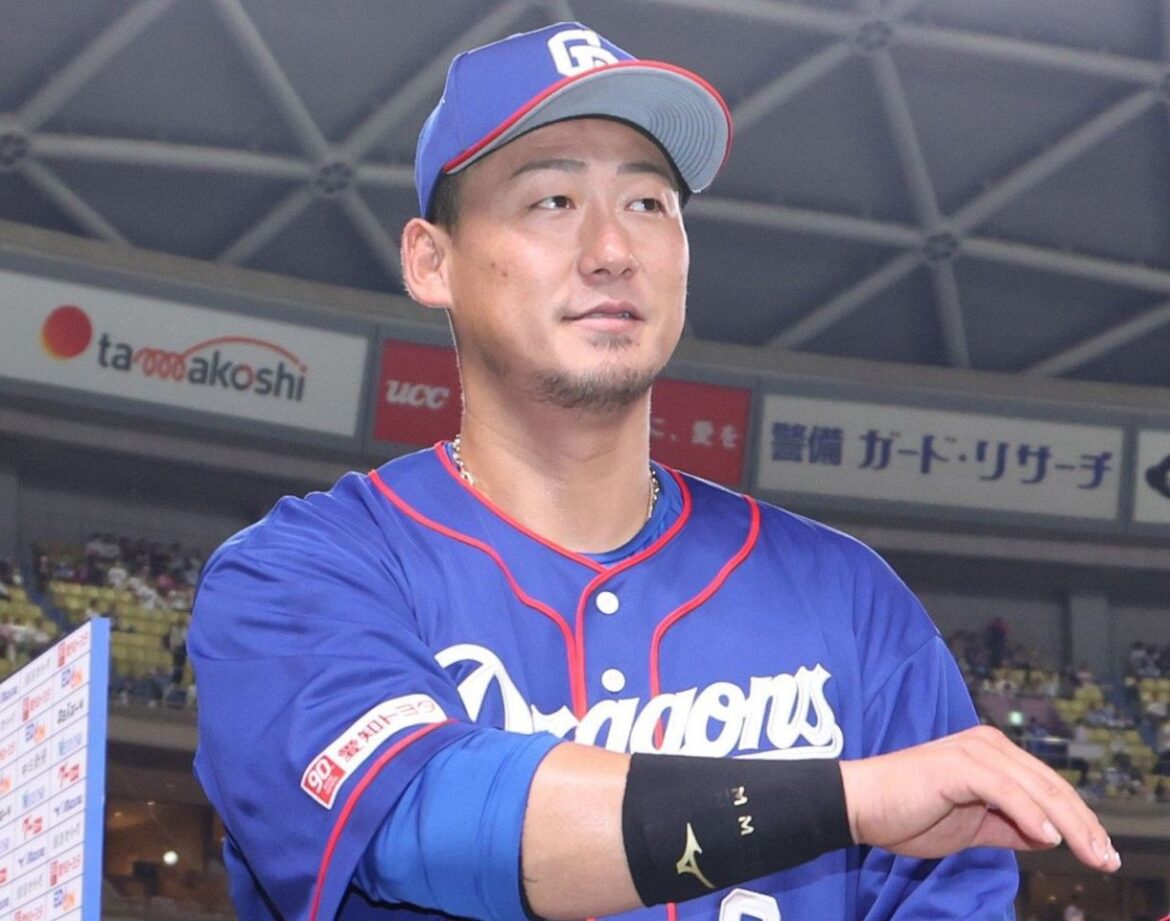 現役引退を決断した中日・中田翔
