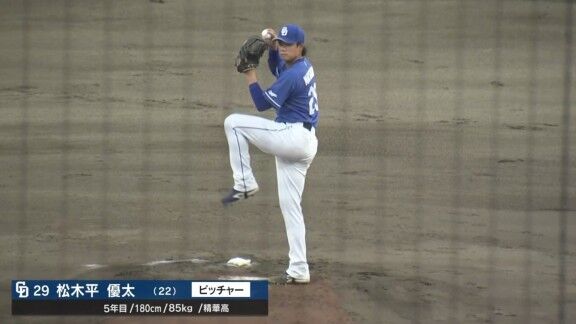 中日・松木平優太が緊急降板した理由が判明する