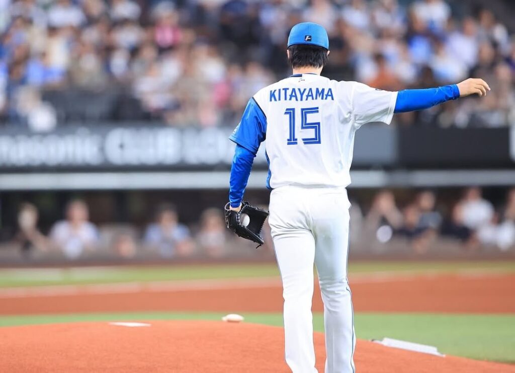 「とてもお似合いです！」北海道日本ハム・北山亘基、新背番号で初勝利＆エスコンドーム100勝目を飾ったことを報告！ | 話題の投稿 | スポーツブル (スポブル)