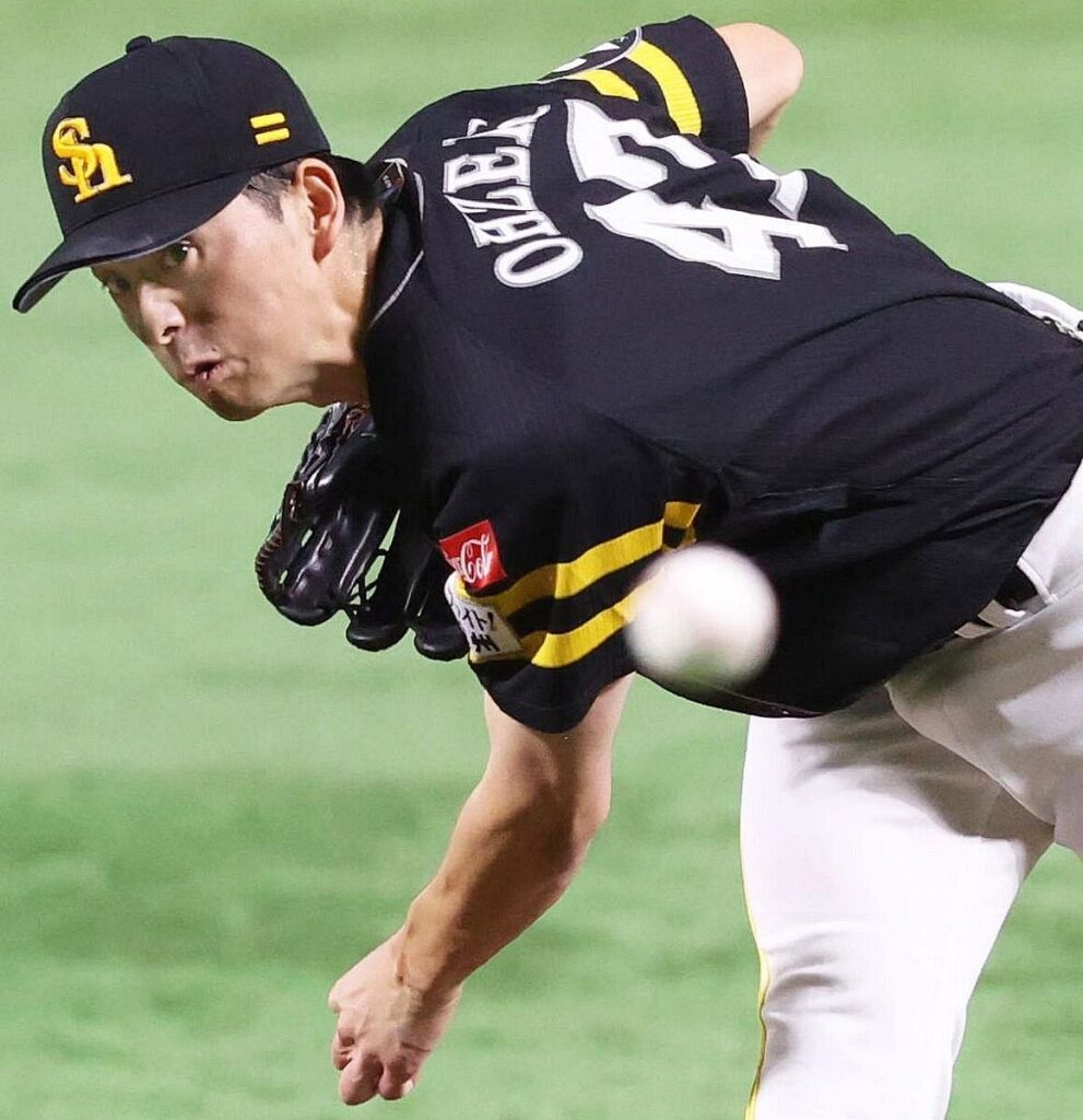 ソフトバンク大関友久、冷や汗直後に自身初2桁勝利の権利ゲット　日本ハム水野達稀の打球はフェンス最上部直撃もスタンドインならず - ライブドアニュース