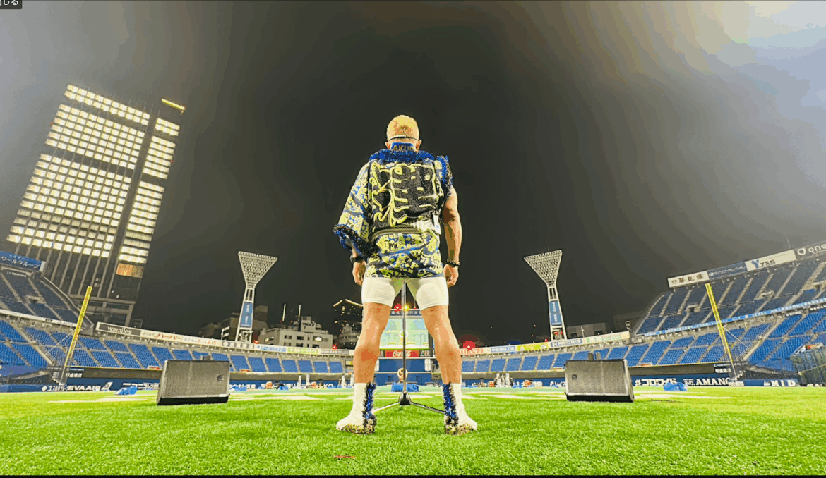 「押しかけ助っ人」角田信朗、今年もハマスタ参上！横浜DeNAを熱く後押し | 話題の投稿 | スポーツブル (スポブル)