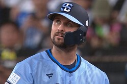 日本ハム戦に出場した西武のJ.D.デービス【画像：パーソル パ・リーグTV】