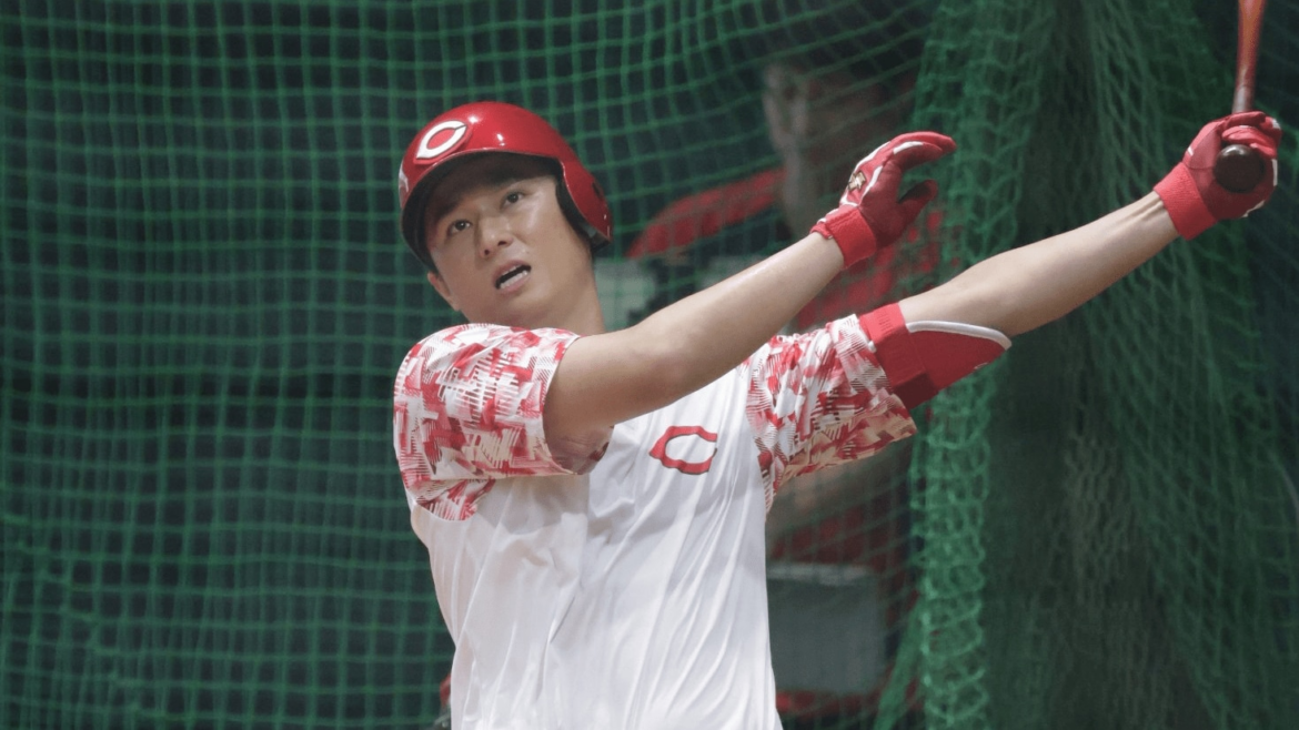 骨折離脱の佐々木泰が２カ月ぶりに１軍合流 「状態は万全」 - 中国新聞デジタル