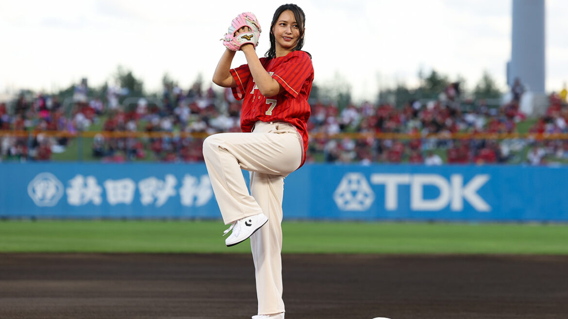 8/27(水)セレモニアルピッチを務めた、加藤 夏希さんからメッセージ - 東北楽天ゴールデンイーグルス