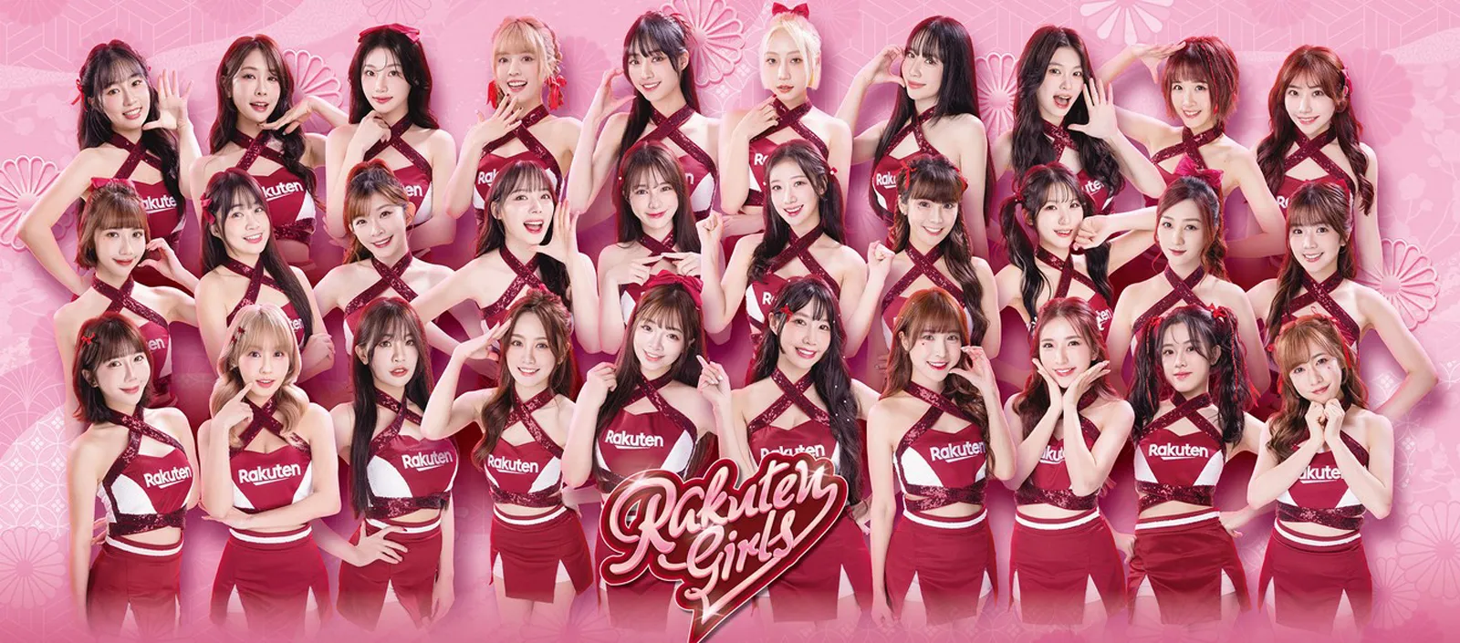 Rakuten Girls 2025 Season Members ©Rakuten Monkeys