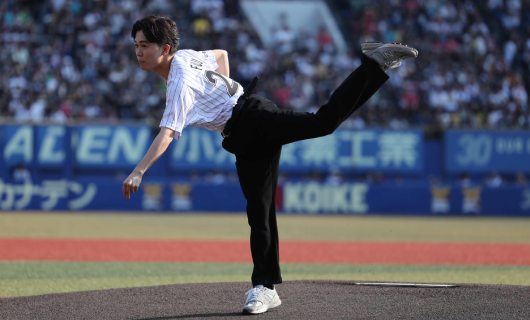 鈴木福さんファーストピッチ