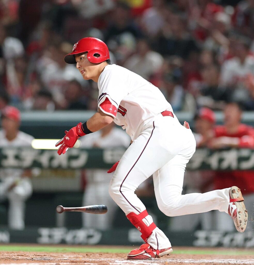 広島・佐々木 自己最多３打点「勝利に貢献したい思いが一番強い」 新井監督も高評価「完璧に捉えた当たりだった」 - ライブドアニュース - ライブドアニュース