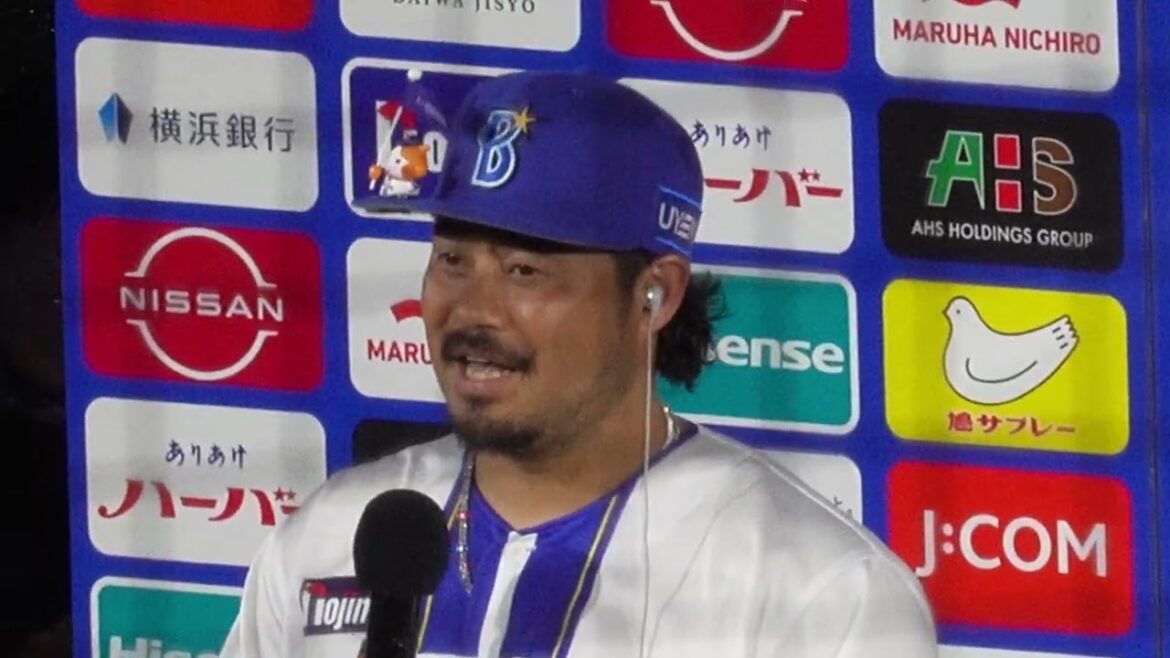 【「晋太郎が頑張っていたので」】宮崎敏郎選手、ヒーローインタビュー(2025.8.31/横浜スタジアム）