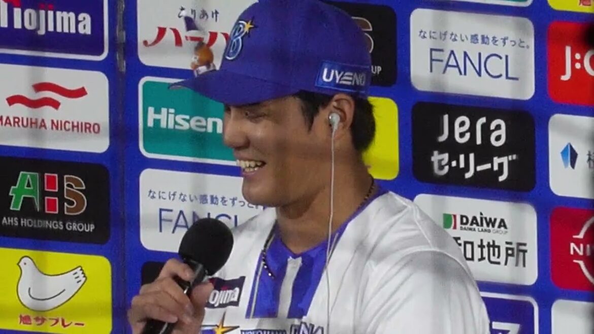 【NPB復帰後初勝利/後編】藤浪晋太郎選手、ヒーローインタビュー②(2025.8.31/横浜スタジアム）