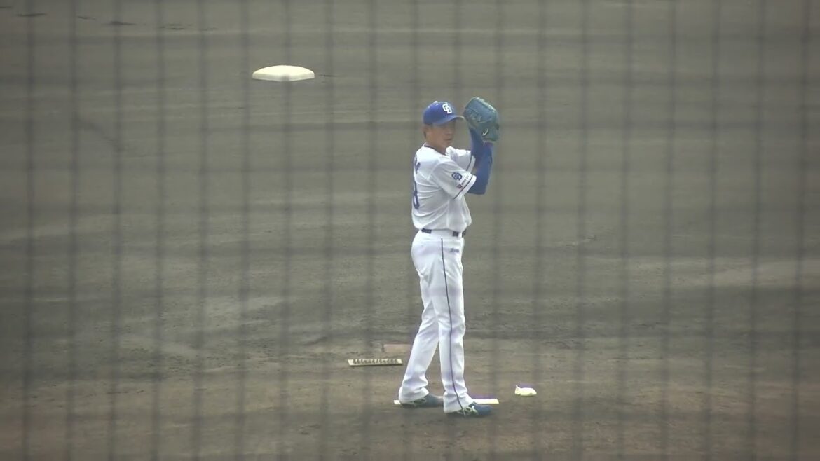 中日ドラゴンズ 松葉貴大投手 投球練習 2025/8/26 ナゴヤ球場