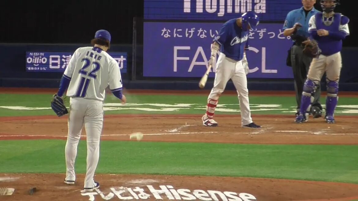 2025年8月31日 中日戦・入江 大生 投手の準備投球（ボールデッド中）