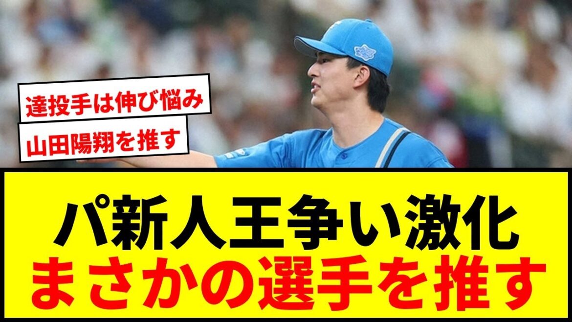 【衝撃】パ・リーグ新人王争いが激化！銀次氏と金子侑司氏が「忘れてると思うんですけど…」と推す意外な選手とは？
