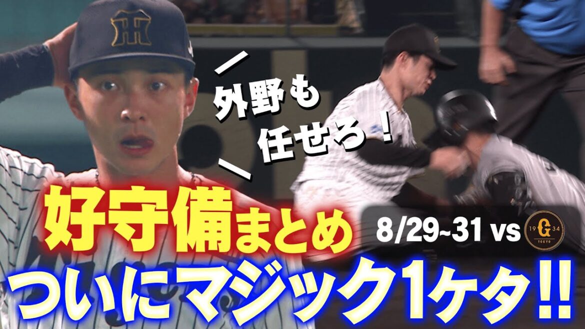 【これぞユーティリティ】今季甲子園では最後の伝統の一戦3連戦の好守備をまとめてお届け！阪神タイガース密着！応援番組「虎バン」ABCテレビ公式チャンネル