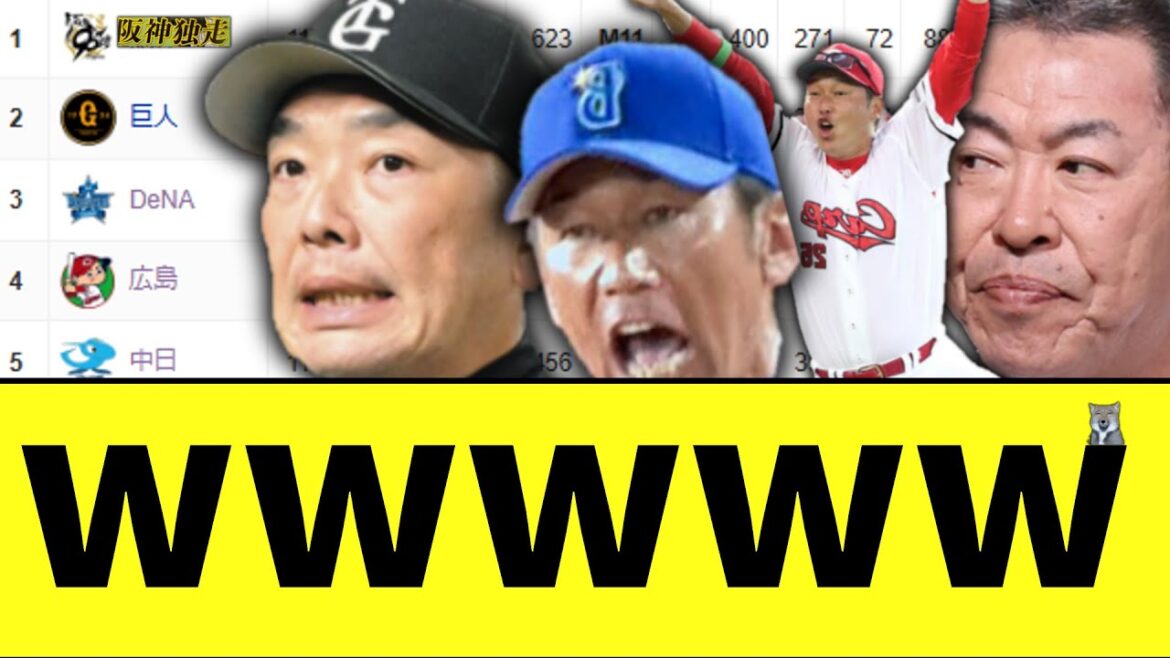 セリーグのAクラス争い　さらに激しさを増す