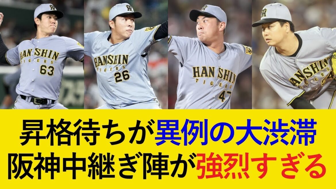 強力中継ぎ陣がヤバすぎる…。二軍で昇格候補が渋滞して嬉しい悲鳴に!【阪神タイガース】 強力中継ぎ陣がヤバすぎる...。二軍で昇格候補が渋滞して嬉しい悲鳴に!【阪神タイガース】