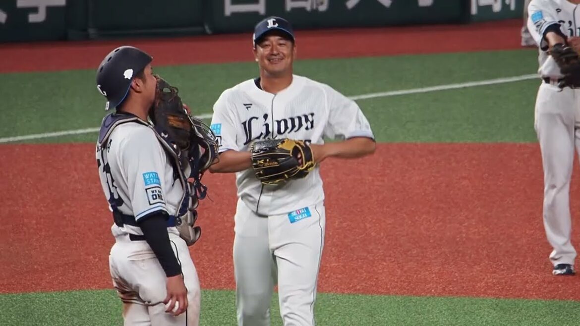 2025.08.23 埼玉西武-東京ヤクルト #平井克典 投球練習 (ベルーナドーム)