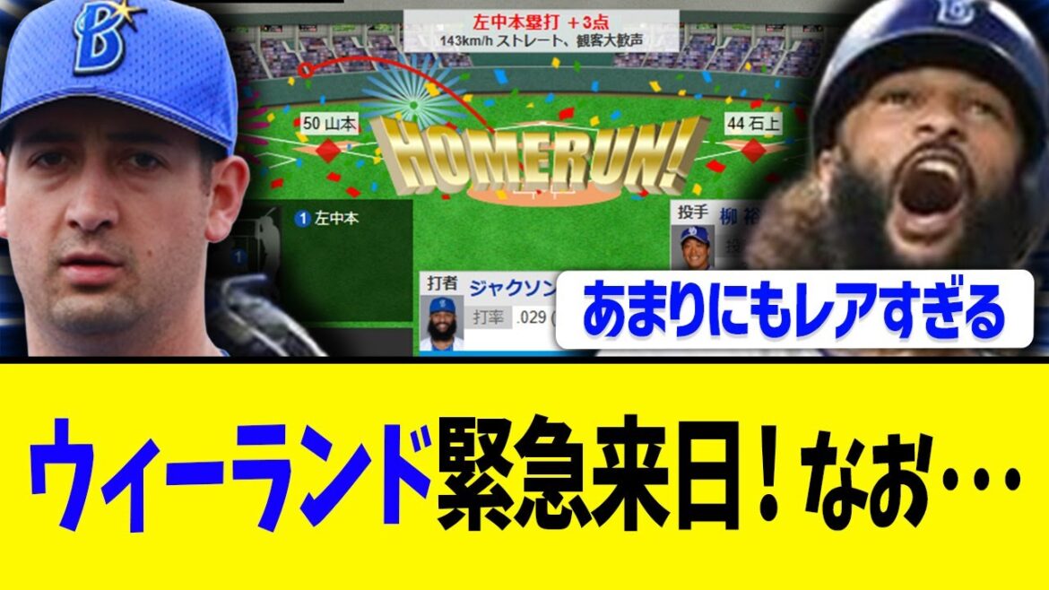 【DeNA】あ、あれは青いウィーランド！？