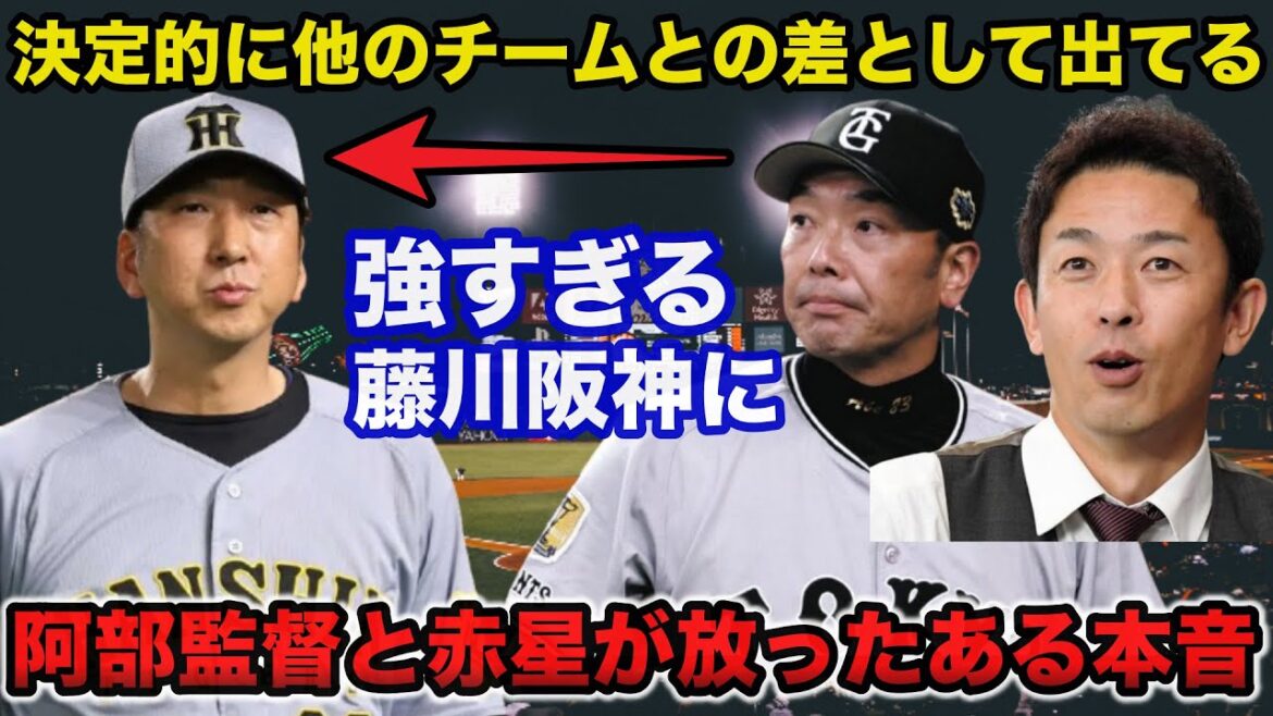 【衝撃事実】藤川阪神が強すぎる理由に阪神OB赤星憲広と巨人.阿部監督が放ったある本音「決定的に他のチームとの差として出てる」【阪神タイガース/プロ野球】 【衝撃事実】藤川阪神が強すぎる理由に阪神OB赤星憲広と巨人.阿部監督が放ったある本音「決定的に他のチームとの差として出てる」【阪神タイガース/プロ野球】