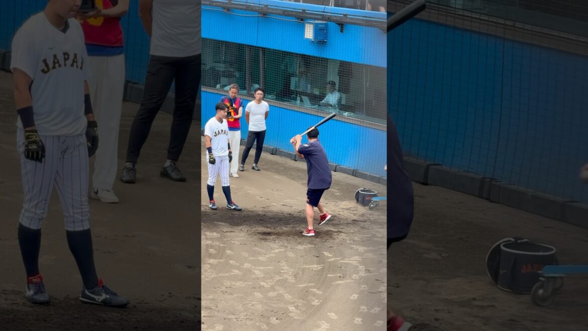 高橋由伸、自らバットを握って打撃指導　侍ジャパン大学代表臨時コーチ　#大学野球 #侍JAPAN #侍ジャパン #野球 #高校野球 #プロ野球 #高橋由伸 #巨人 #ジャイアンツ