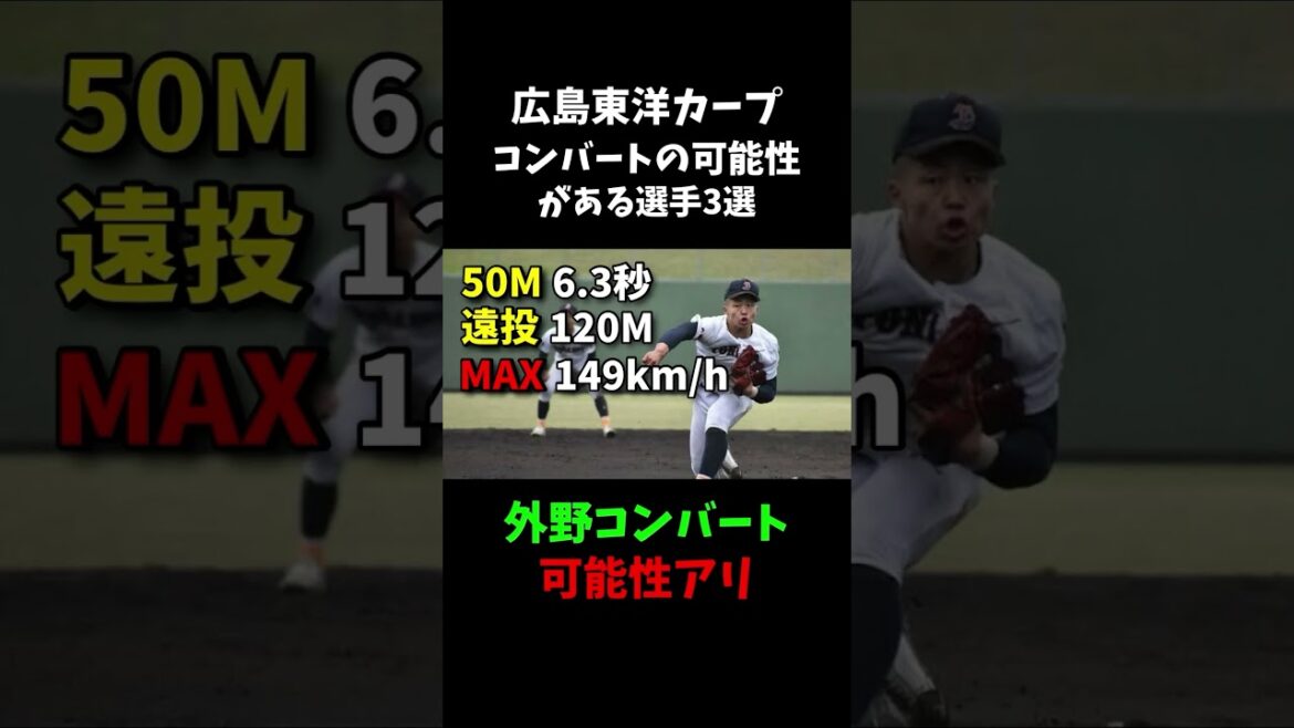 【カープ】今後コンバートの可能性がある選手3選。内野から外野へ。 【カープ】今後コンバートの可能性がある選手3選。内野から外野へ。