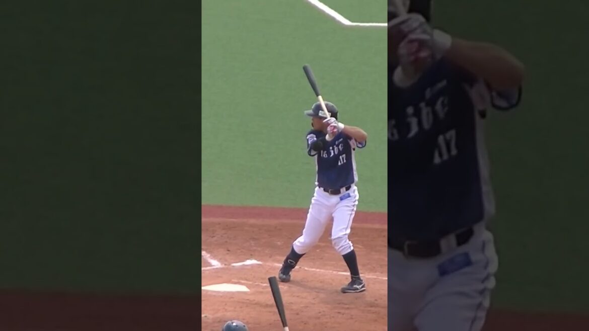 西武 牧野翔矢のバッティングフォーム＜2軍・ヤクルトスワローズ対 西武ライオンズ  2024年5月26日＞