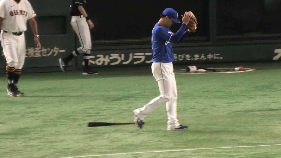 -2025.08.13-【NPB】６回裏 柳裕也 逆転のピンチをしのぎ自ら讃えベンチに戻る!! 中日ドラゴンズ（vs読売）