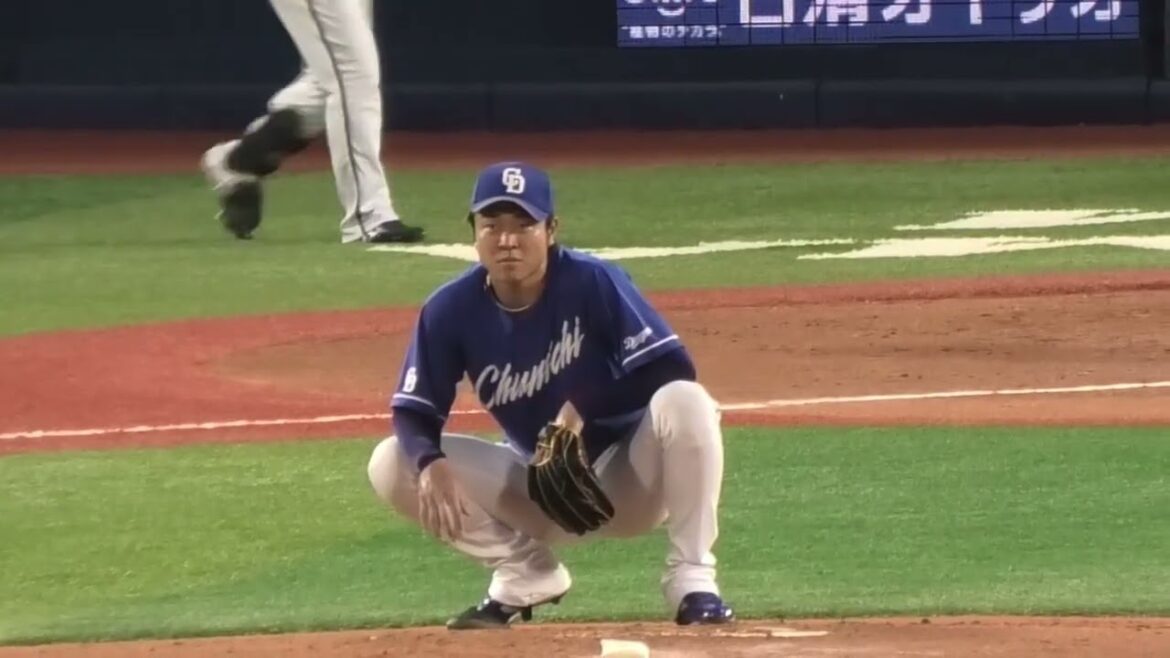 -2025.08.30-【NPB】１回裏 髙橋宏斗 筒香の同点弾にしゃがみこみ着弾点を見つめる... 中日ドラゴンズ（vs横浜DeNA）