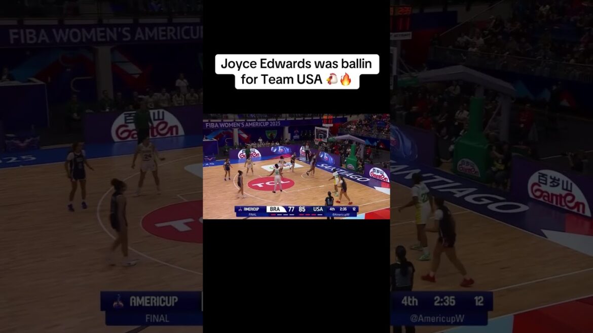 Joyce Edwards was ballin for Team USA 🐔🔥